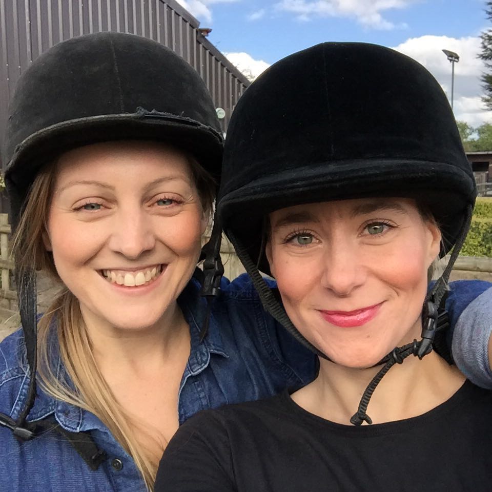Lisa and Alice Horse Riding