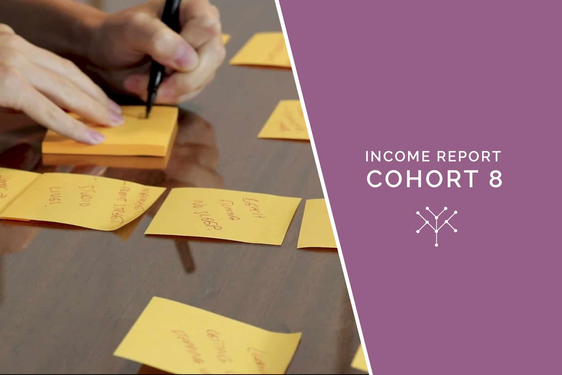 Income report Cohort 8